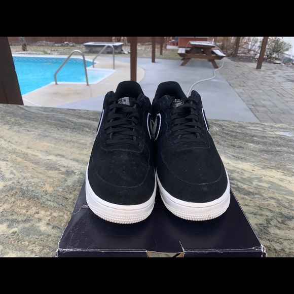 Nike Air Force 1 “Chinelle Swoosh” Black and Grey - Picture 5 of 5